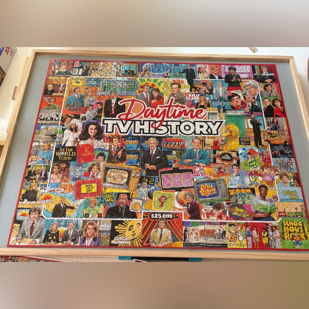 White Mountain Daytime TV History Puzzle 1000 pieces